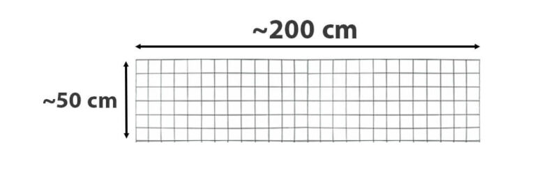 توری (مش) فلزی 200 در 50 سانتیمتر
