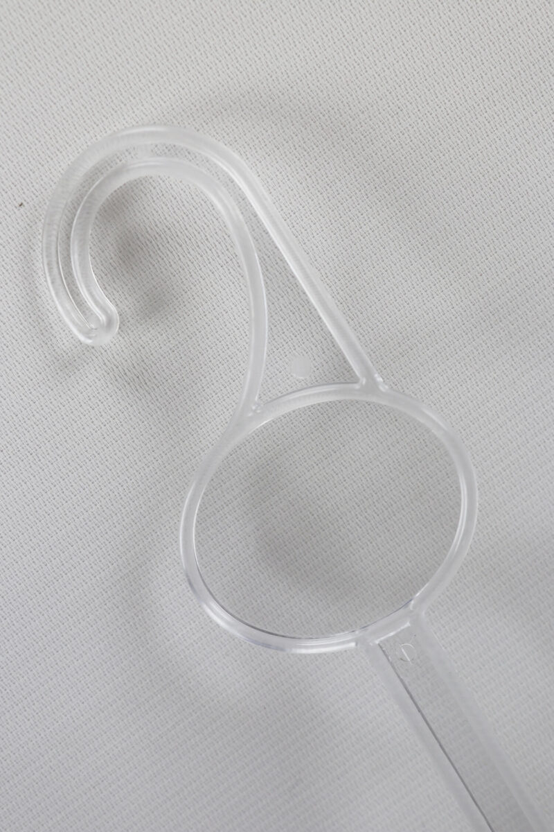 چوبکار شال و کلاه کریستالی (پلاستیک شفاف)