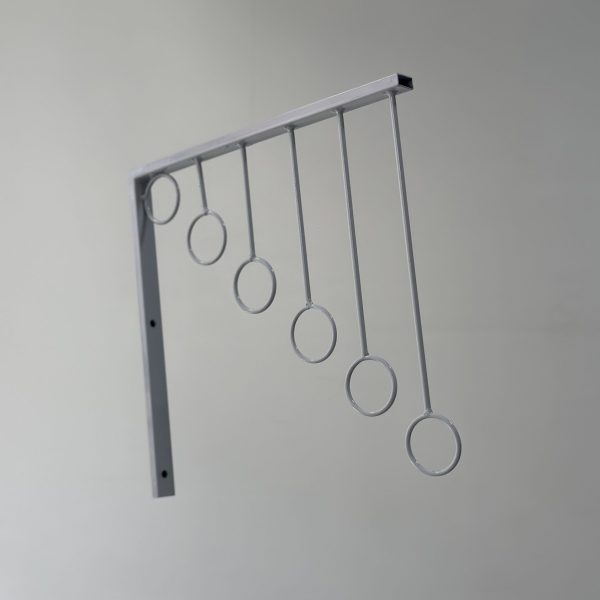 رگال لباس دیواری انگوری 6حلقه D109 - Image 6