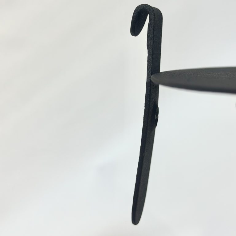 جاکفشی فلزی بیضی مش مشکی - Image 4