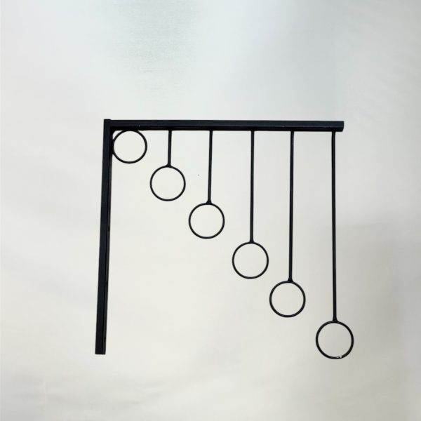 رگال لباس دیواری انگوری 6حلقه D109 - Image 7