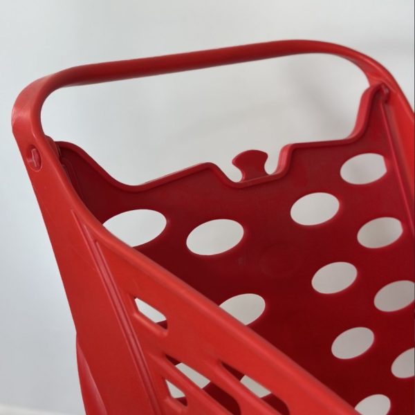 چرخ خرید پلی کربنات قرمز - Image 3