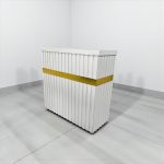 میز پیشخوان چوبی نوار طلایی P103 - Image 2