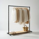 رگال لباس ایستاده کف چوب C101