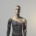 مانکن پایه دار مردانه  MN110 - Image 2