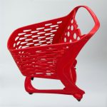 چرخ خرید پلی کربنات قرمز