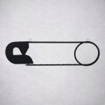 رگال لباس مدل سنجاق آویز D112