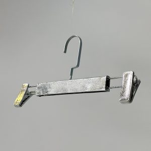 چوبکار لباس دوگیره تخت نقره ای ch155