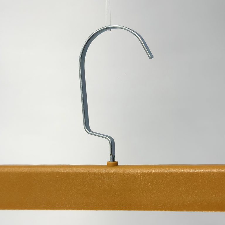 چوبکار لباس دوگیره تخت طرح چوب CH115 - Image 4
