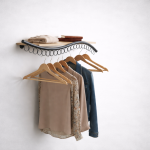 رگال لباس دیواری مدل سیبیل D107