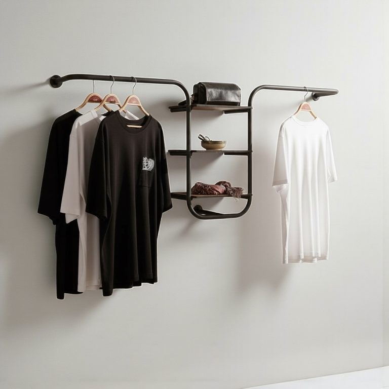 رگال لباس بالدار وسط طبقه دیواری D115 - Image 4