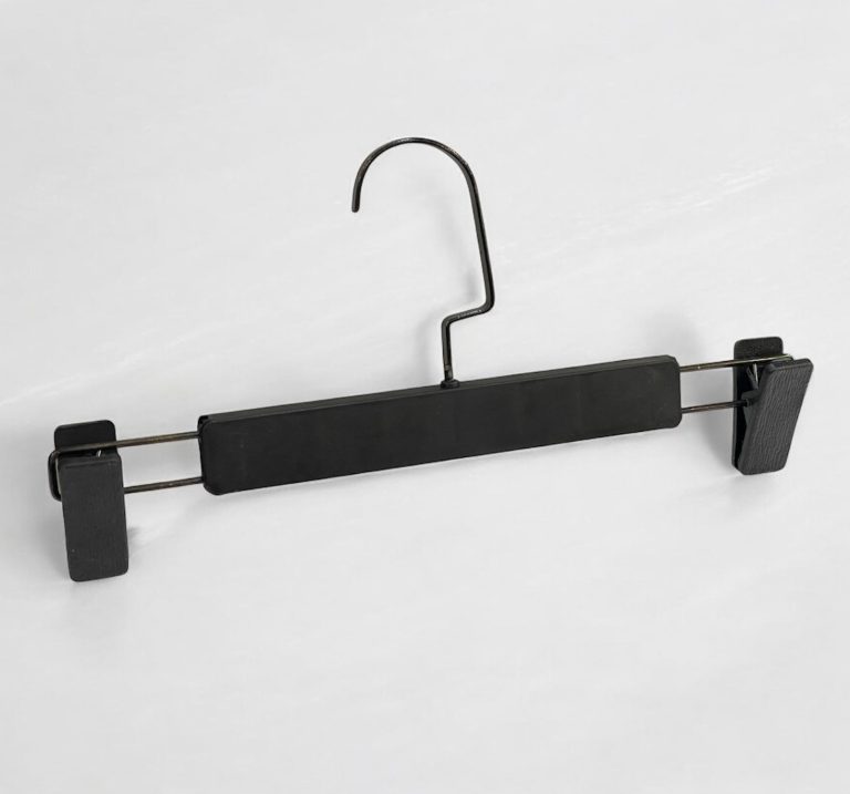 چوبکار لباس دوگیره تخت مشکی ch154