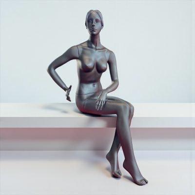 مانکن کامل زنانه نشسته MN119