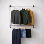 رگال لباس دیواری دو طبقه D117