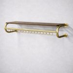 رگال لباس دیواری روچوب زیرحلقه طلایی D108