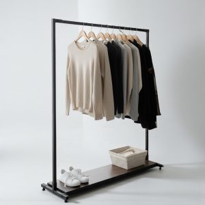 رگال لباس ایستاده کف چوب C116 MDF