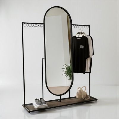 رگال آینه دار کف توری AM117 امین شلف