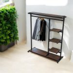 رگال لباس ایستاده کف چوب روچوب داخل طبقه C117 MDF - Image 2