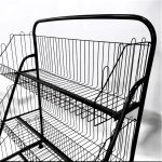 استند بغل کانتر یکطرفه با ابعاد ارتفاع  90cm * 120cm در سه طبقه مشکی - Image 2