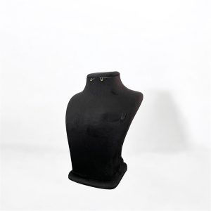 مانکن جواهرات سرمربع مخمل مشکی