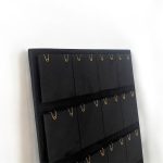 استند گوشواره آویزی 16عددی مخمل مشکی - Image 2