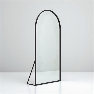 آینه قدی گنبدی فلزی پایه دار  ابعاد 180*100 MR1112