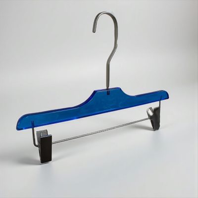 چوبکار لباس دوگیره کریستال وارداتی آبی ch186