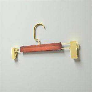 چوبکار لباس دوگیره لوکس طلایی وارداتی ch202