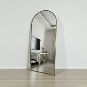 آینه قدی گنبدی دیواری 180*105 طلایی