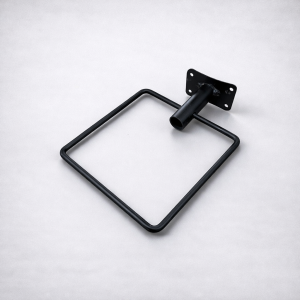 آویز شال فلزی مربعی دیواری _ رنگ : مشکی