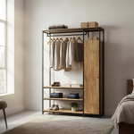 رگال لباس ایستاده کمد دار سه طبقه  AM129 - Image 3