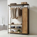 رگال لباس ایستاده کمد دار سه طبقه  AM129