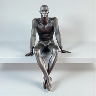 مانکن کامل نشسته مردانه mn149