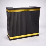 پیشخوان مربعی جلو طلایی p124