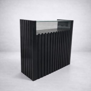 میز پیشخوان رو شیشه طول p120