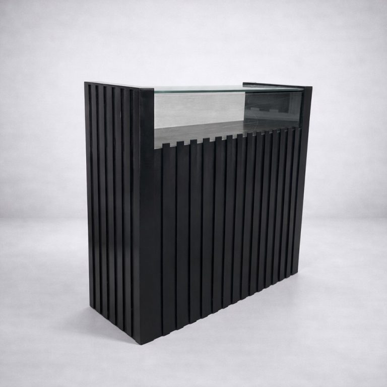 میز پیشخوان رو شیشه طول p120 - Image 1