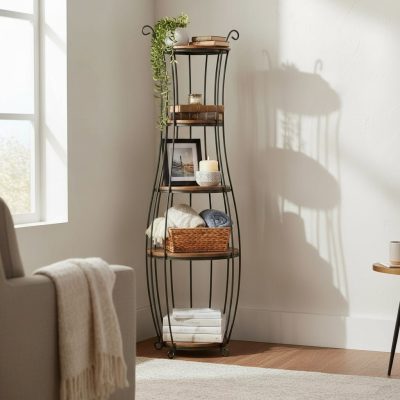 ویترین پنج طبقه حلزونی am141