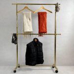 رگال فانتزی لوله ای دو طبقه طلایی _ چرخ دار S120