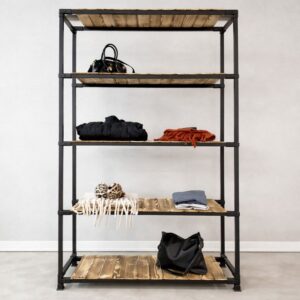 باکس طبقه چوب و فلز اتصالی _ نراد ۵ طبقه n105