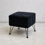 پاف پایه مبلی مشکی کوچک