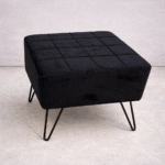 پاف پایه مبلی مشکی بزرگ