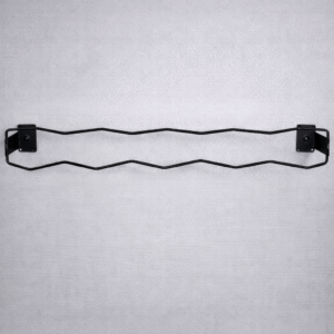 جا کفشی زیک زاک دیواری _ رنگ :مشکی