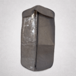 کاور لباس مجلسی پارچه ای زیپ دار_ ۵ عددیk101_ رنگ : طوسی