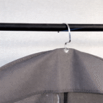 کاور لباس مجلسی پارچه ای زیپ دار_ ۵ عددیk101_ رنگ : طوسی - Image 2