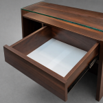 میز پیشخوان ملامین رو شیشه p114 - Image 2