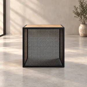 پیشخوان چوب و فلز
