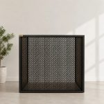 میز پیشخوان چوب و فلز p120