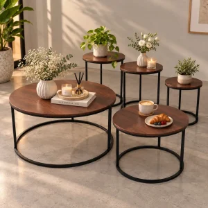 میز عسلی چوبی