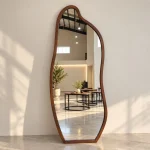 آینه چوبی دفرمه