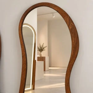 آینه چوبی دفرمه